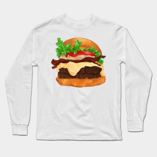 Cheese Burger Long Sleeve T-Shirt